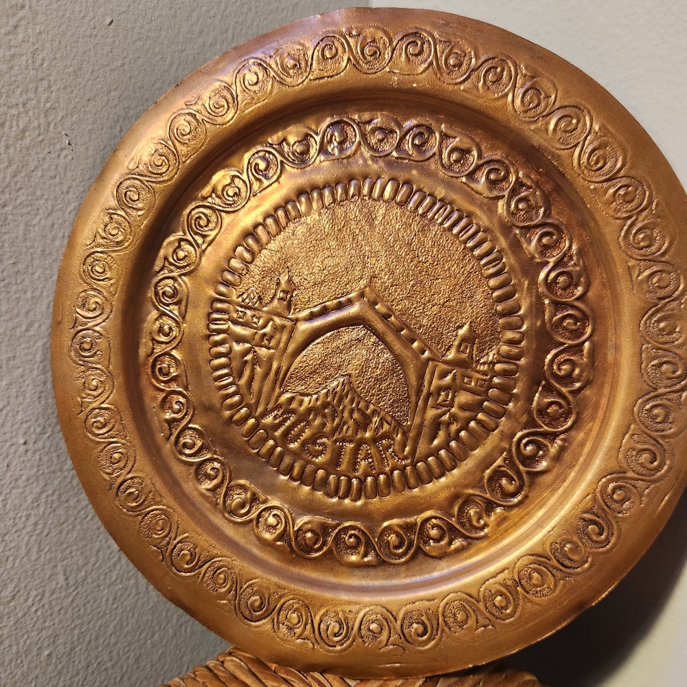 Mostar copper plate